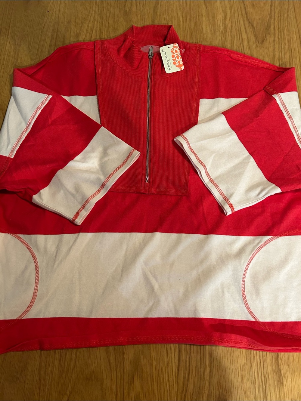 Free People FP Movement Retro Rugby Set in Grapefruit Combo Size XL NWT - Picture 3 of 16